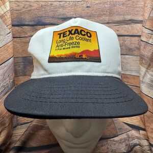 Vintage Texaco Coolant Snapback Trucker Hat Long Life Anti-Freeze Cap Swingster